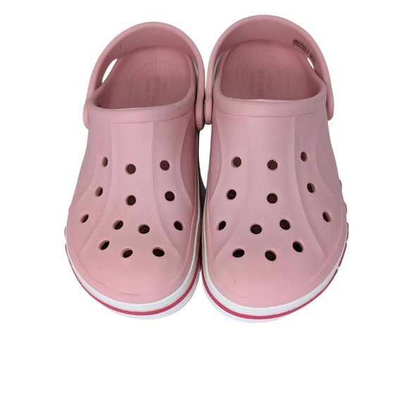 Crocs Kids' Classic Pink Clogs - Size J2 - EUC - Picture 2 of 10